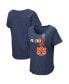 ფოტო #1 პროდუქტის Women's Heathered Navy Auburn Tigers PoWered By Title IX T-shirt