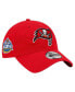 ფოტო #1 პროდუქტის Men's Red Tampa Bay Buccaneers Distinct 9TWENTY Adjustable Hat