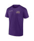 Фото #3 товара Men's Purple Minnesota Vikings Split Zone T-Shirt