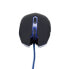 Фото #5 товара Gembird MUSG-001-B - Ambidextrous - USB Type-A - 2400 DPI - Black - Blue