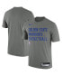 Фото #2 товара Men's Heather Gray Golden State Warriors 2023/24 Sideline Legend Performance Practice T-shirt