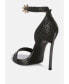 Фото #8 товара straight fire high heel glitter stilettos Sandals