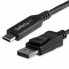 Фото #1 товара Адаптер USB C—DisplayPort Startech CDP2DP146B 1,8 m Чёрный