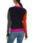 Фото #2 товара Brodie Cashmere Colorblock Cashmere Sweater Women's