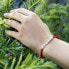 Фото #2 товара Кружевной красный браслет каббала с настоящим жемчугом AGB549