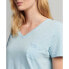 Фото #4 товара SUPERDRY Studios Pocket V Neck Tee Orange Label Essential Vee Original Short Sleeve T-Shirt