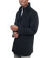 Men's Wool-Blend Overcoat & Attached Vest