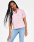 ფოტო #1 პროდუქტის Women's Joyce Resort Short-Sleeve Shirt