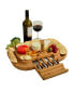 Фото #1 товара Malvern Deluxe Bamboo Cheese Board with Cracker Rim and 4 Tools