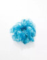 Фото #3 товара DesignB London maxi organza scrunchie in blue tie dye