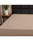 100% Premium Cotton Fitted Sheet - Soft and Breatheable - 200 Thread Count - California King Size - Taupe