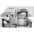 Фото #6 товара Игровое кресло Huzaro HZ-Force 4.7 Белый сетка Белый Серый