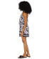 Фото #11 товара Women's Printed Twist-Neck Short Halter Dress