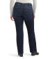 ფოტო #2 პროდუქტის Plus Size Suki Mid Rise Curvy Fit Slim Bootcut Jeans