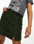 Фото #1 товара Noisy May corduroy mini skirt in khaki