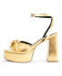 Фото #2 товара Women's Daisy Platform Sandals - Extended Sizes 10-14