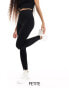 Фото #1 товара ASOS 4505 Petite Icon seamless rib gym legging in black