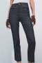 ZW COLLECTION BOOTCUT HIGH-WAIST CROPPED JEANS