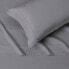 Фото #3 товара Full 1200 Thread Count Cotton Rich Sateen Sheet Set Gray - Color Sense