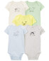 Baby 5-Pack Farm Animals Bodysuits Preemie (Up to 6lbs)