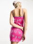 Фото #3 товара Obey margo tank dress in pink