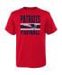 ფოტო #2 პროდუქტის Big Boys Red, Navy New England Patriots Fan Fave T-shirt Combo Set