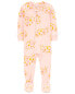 Baby 1-Piece Ladybug 100% Snug Fit Cotton Footie Pajamas 12M