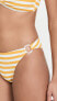 Фото #4 товара Faithfull The Brand 296893 Women's Agnes Bikini Bottoms, Marigold Stripe, M