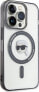 Karl Lagerfeld Karl Lagerfeld KLHMP15XHKHNOTK iPhone 15 Pro Max 6.7" transparent hardcase IML Karl`s Head MagSafe