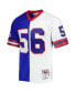 Men's Lawrence Taylor Royal and White New York Giants 1986 Split Legacy Replica Jersey