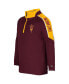 ფოტო #3 პროდუქტის Toddler Boys Maroon Arizona State Sun Devils Team Raglan Quarter-Zip Windshirt