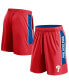 Фото #1 товара Men's Red Philadelphia Phillies Win The Match Defender Shorts