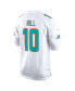 Фото #2 товара Men's Tyreek Hill White Miami Dolphins Game Jersey