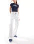 Monki Naoki loose fit low rise jeans in light bleached blue Синий, W28 - фото #1