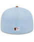 Men's Light Blue/Brown Toronto Blue Jays Spring Color Basic Two-Tone 59Fifty Fitted Hat