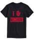 Фото #1 товара Men's I Love Zombies Classic Fit T-shirt