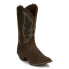 Фото #2 товара Justin Boots Rosella Round Toe Cowboy Womens Brown Casual Boots L2720