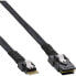 Фото #1 товара InLine Slim SAS cable - SFF-8654 to Mini SAS SFF-8087 - 12Gb/s - 1m