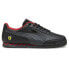 Фото #1 товара Puma Sf Roma Via Lace Up Mens Black Sneakers Casual Shoes 30806701