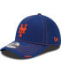 Фото #1 товара Men's New York Mets Royal Blue Neo 39THIRTY Stretch Fit Hat