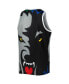 Фото #4 товара Men's Kevin Garnett Black and Gray Minnesota Timberwolves Sublimated Player Tank Top