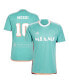 Фото #1 товара Men's Lionel Messi Aqua Inter Miami CF 2024 Archive Replica Player Jersey