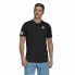 Фото #7 товара Футболка с коротким рукавом мужская Adidas Club Tennis 3 Stripes Чёрный