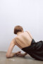 Фото #12 товара Платье-комбинация с запáхом ZARA