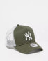 Фото #1 товара New Era 9forty NY Yankees trucker cap in khaki