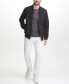 ფოტო #3 პროდუქტის Men's Full-Zip Flight Jacket with Embroidered Tonal Logo