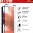 Фото #5 товара E.V.I. Screen Protector (10H) + Case for Samsung Galaxy S21+ 5G - Mounting Sticker - + Case - full screen coverage - Tempered Glass - scratch resistant protective film - Samsung - Galaxy S21+ - Dry application - Impact resistant - Scratch resistant - Dust resist