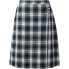 Фото #16 товара Women's School Uniform Plaid A-line Skirt Below the Knee