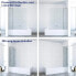 Duschtrennwand für Badewanne GWALAS