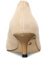 Women's Jacey Luxurious Pointed-Toe Kitten Heel Pumps
